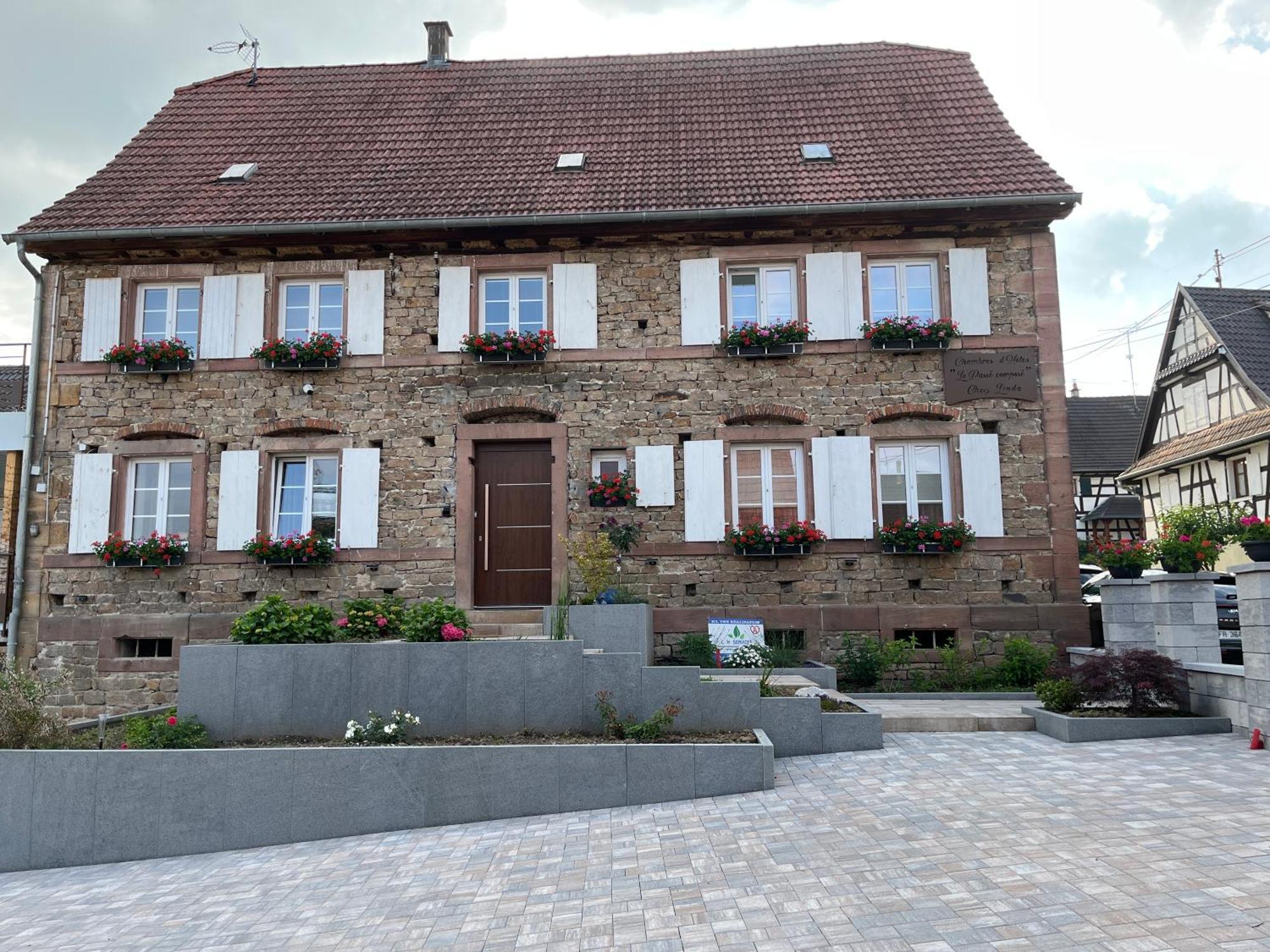Chambres D'Hotes Chez Linda Stephane Le Passe Compose Preuschdorf Bagian luar foto